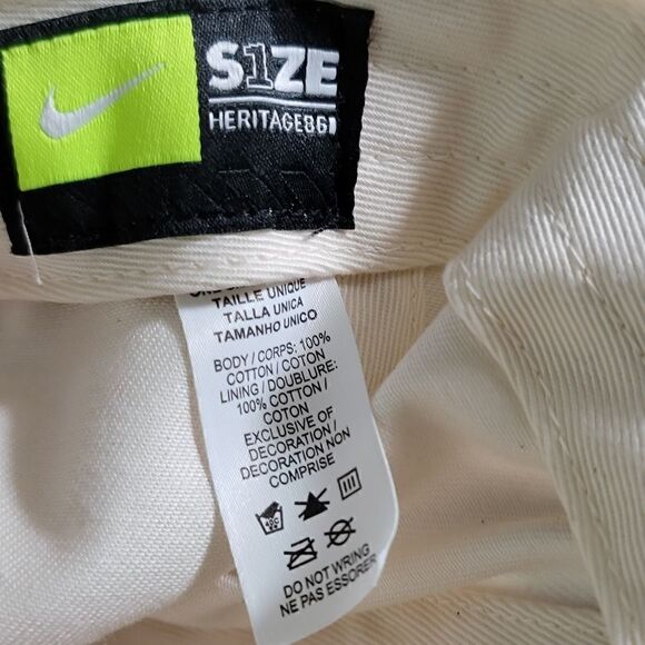 Nike Sportswear NSW Heritage 86 Off-White Color Grey Recycled Swoosh Logo Visor main image 9